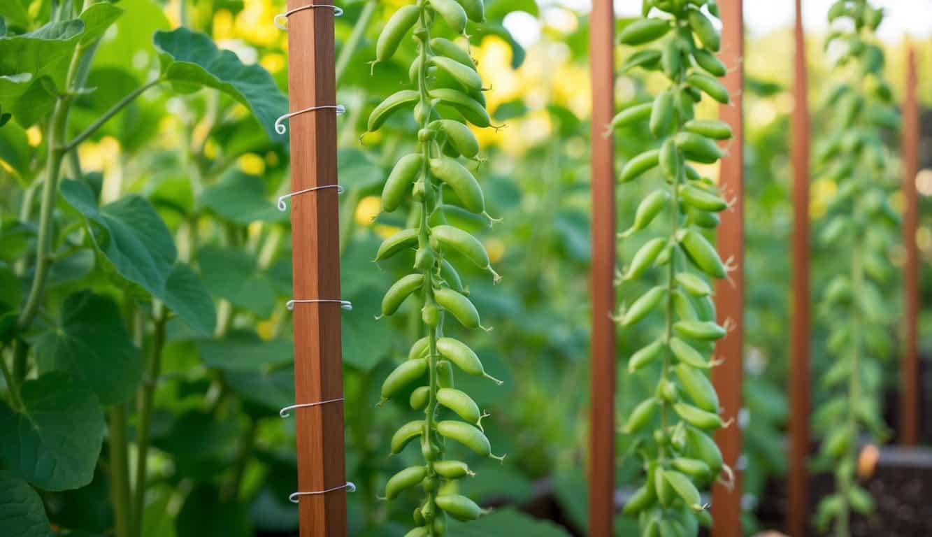 8 Steps Square Foot Gardening For Pole Beans