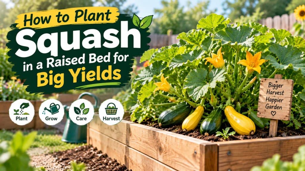 Plant Squash in a Raised Bed for Big Yields