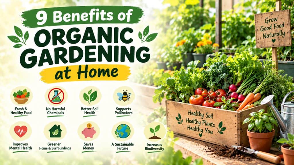 Benefits of Organic Gardening at Home