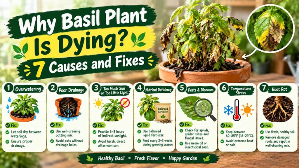 Why Basil Plant Is Dying