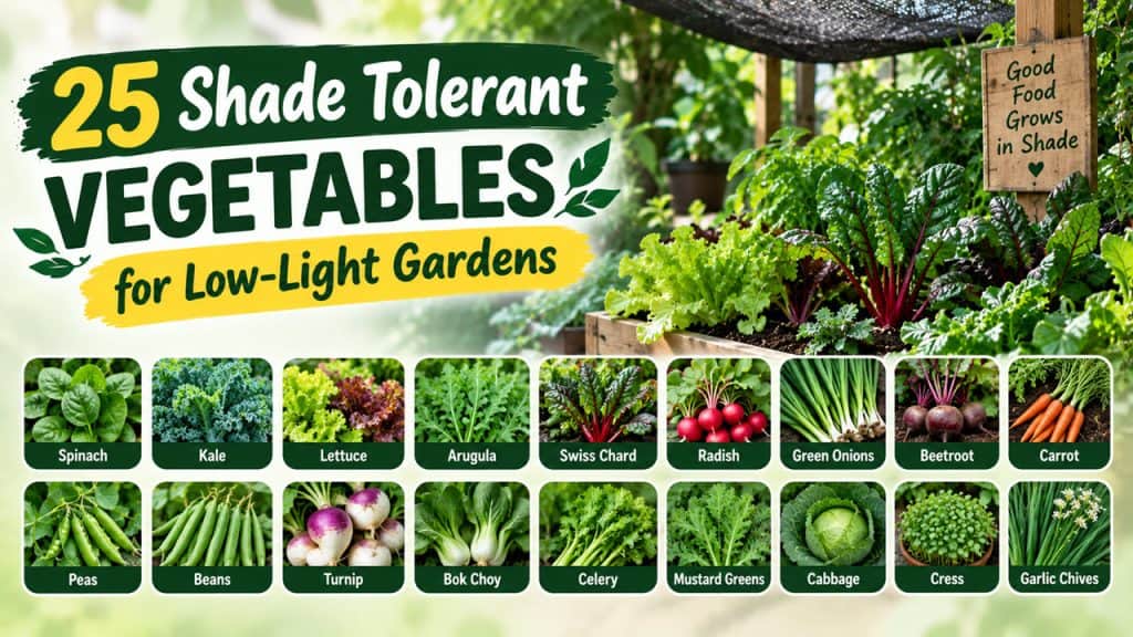 Shade Tolerant Vegetables