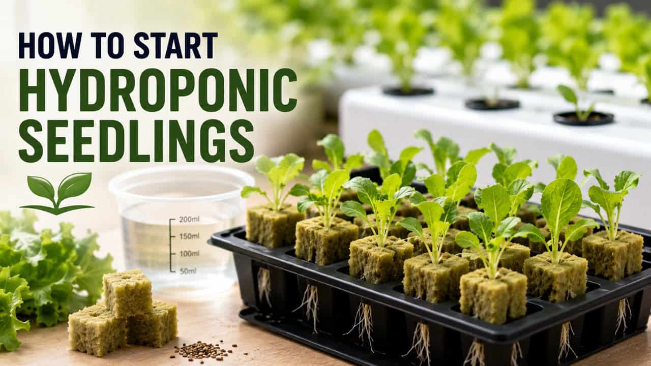 Start Hydroponic Seedlings